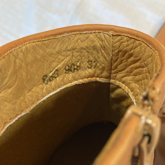 Anthropologie Stivali Maipore‎ Western Ankle Boots Brune 37/ US 6.5/7 - Picture 7 of 10